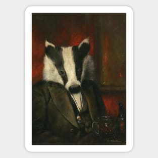 Mr Badger Sticker